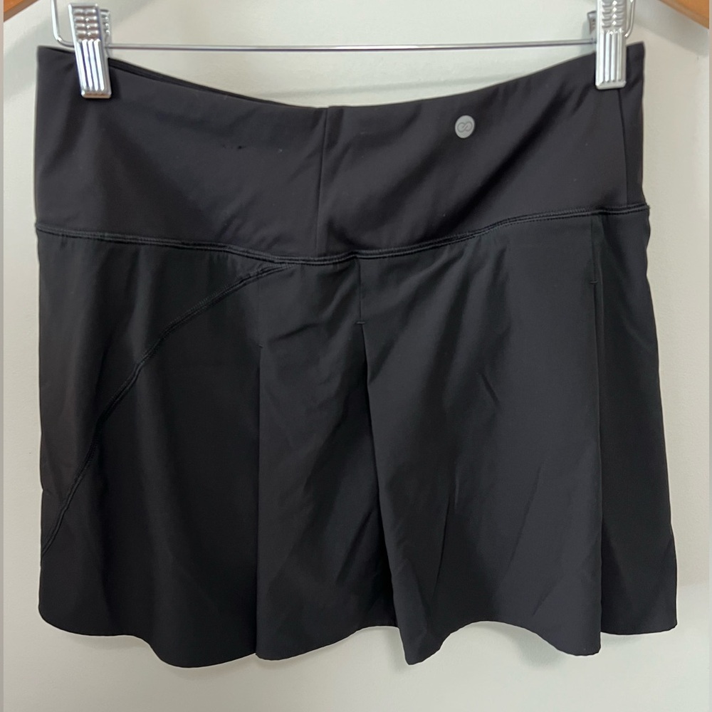 Calia Black High Rise Mini Skort A-Line Fit Women’s Size Medium - Picture 7 of 10